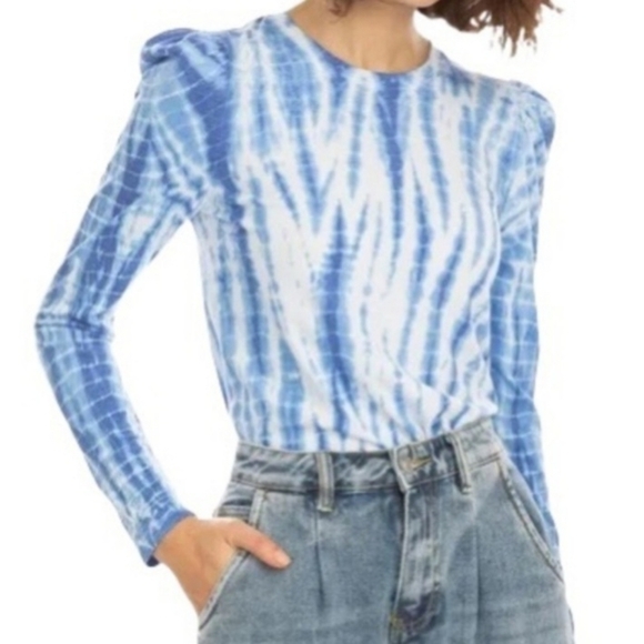 Generation Love Josephine Indigo Tie Dye Top - Picture 2 of 16